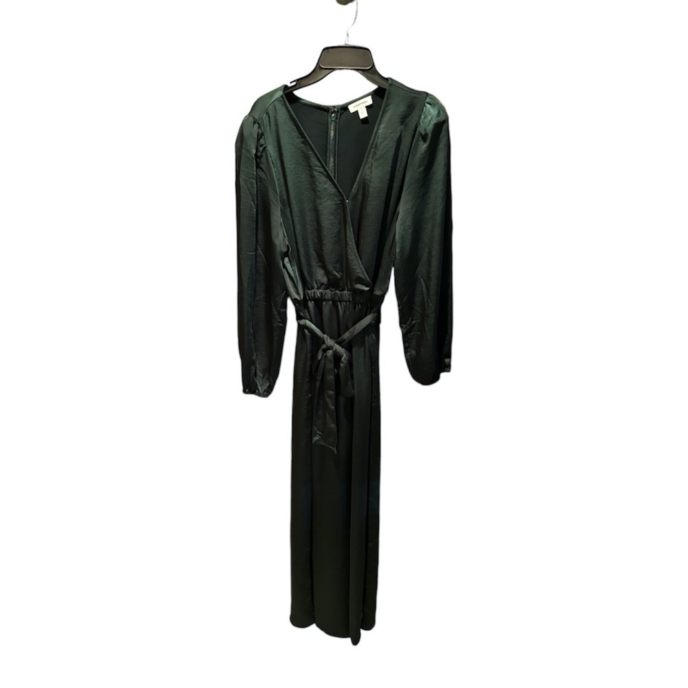 Nordstrom Matching Family Moments Long Sleeve Jumpsuit in Green Pinecone Med NWT